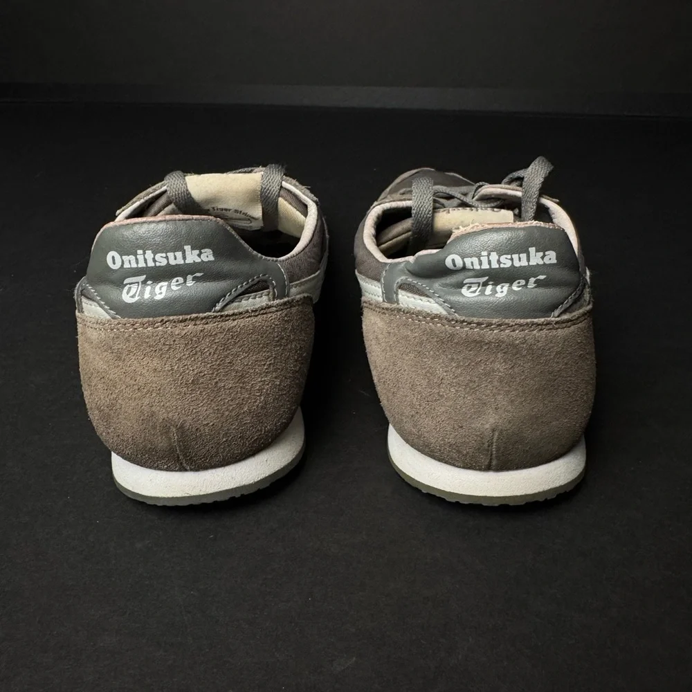 Onitsuka Tiger Serrano by Asics Brown and Gray Sneakers Men’s Size 9.5 - Picture 4 of 7